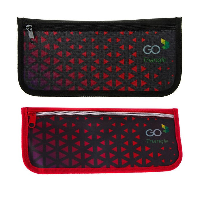 Пенал мягкий 1 отделение, плоский 115x215 мм "Абстракция"