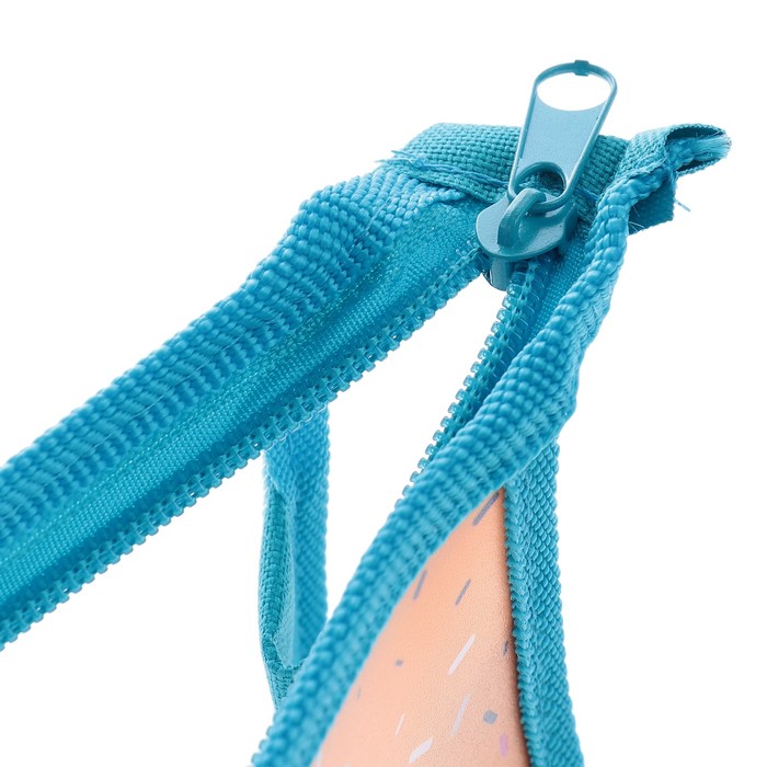 Папка для тетрадей А4, молния сверху, пластиковая «Яркая бабочка»