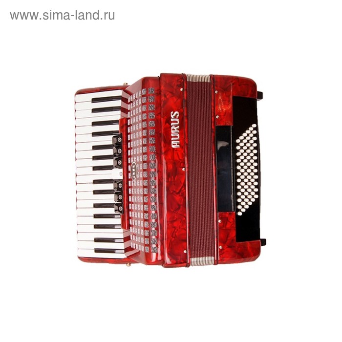

Аккордеон Aurus JH2021-R 34/72/7/2, красный, с футляром