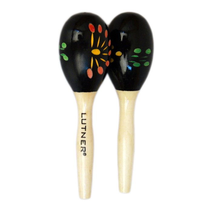 Деревянные маракасы Fleet M233 на ручке диаметр 4.5cм, длина 15.5см.