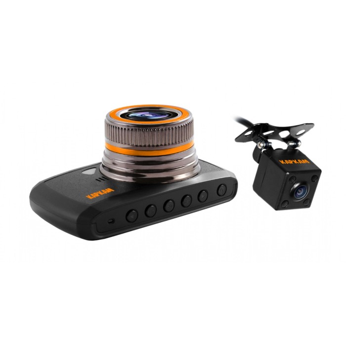 Видеорегистратор Carcam Каркам D2, две камеры, 3", 140°, 1920x1080