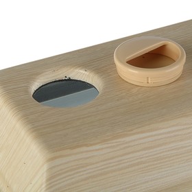 

УЦЕНКА Аквариум прямоугольный с крышкой, 20 литров, 36 х 19 х 29/34,5 см, беленый дуб