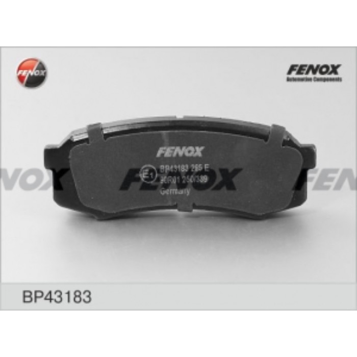 Колодки тормозные FENOX bp43183