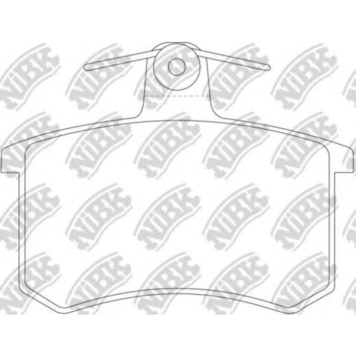 Колодки тормозные дисковые, комплект NIBK PN0017