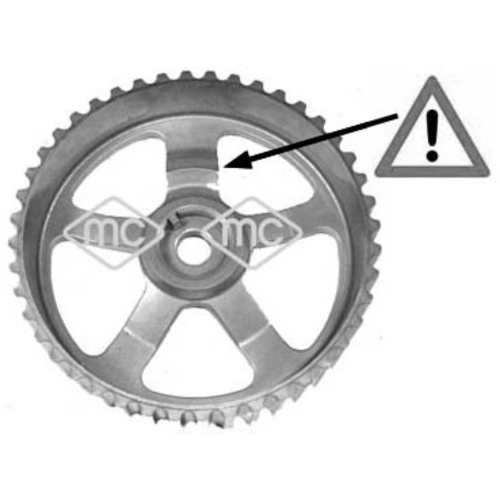 Шестерня распредвала METALCAUCHO 05102