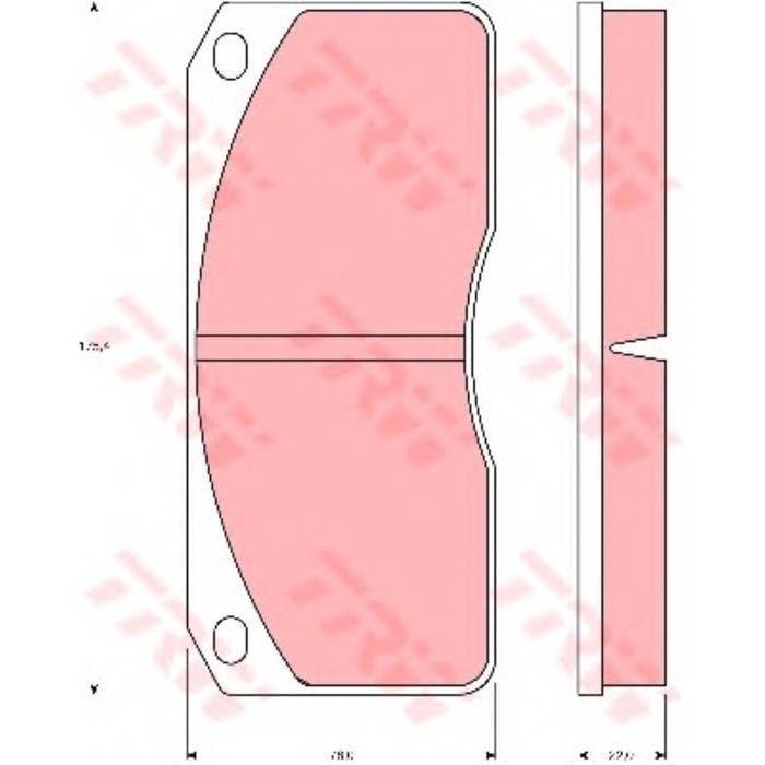 Колодки тормозные TRW GDB5056
