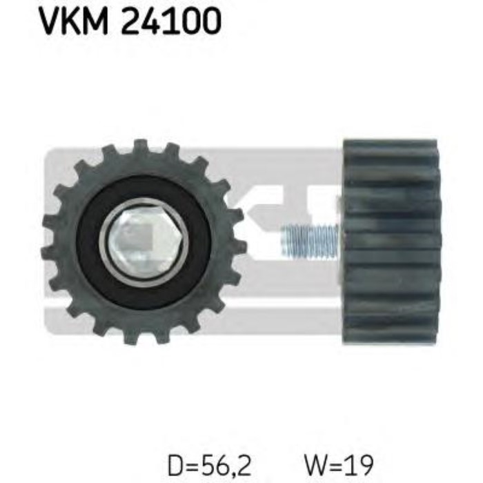 Ролик ремня ГРМ  SKF VKM24100