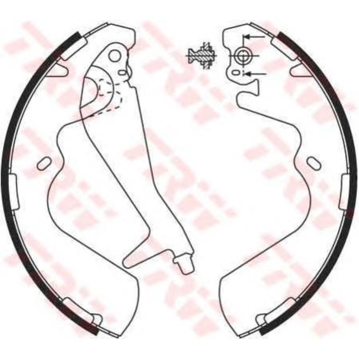 Колодки тормозные TRW GS8696