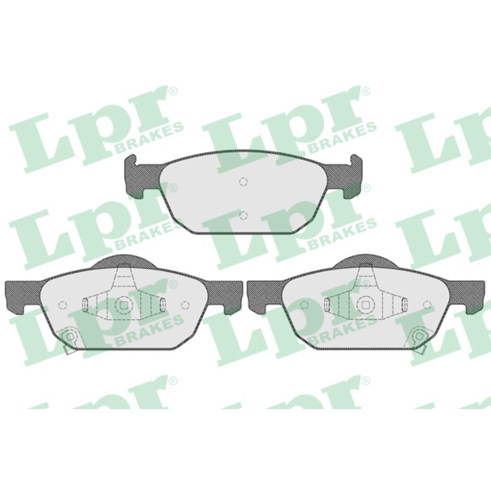 Колодки тормозные дисковые LPR 05P1560