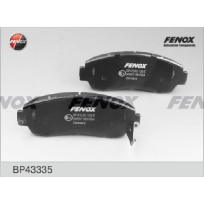 Колодки тормозные FENOX bp43335
