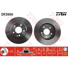 

Диск тормозной TRW DF2656