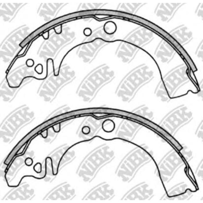 Колодки тормозные барабанные NIBK FN0036