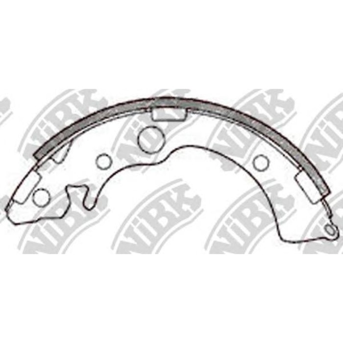 Колодки тормозные барабанные NIBK FN5527