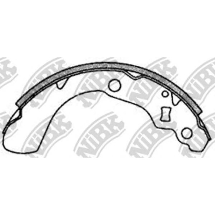 Колодки тормозные барабанные NIBK FN5528