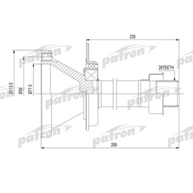 

Полуось Patron PDS0446