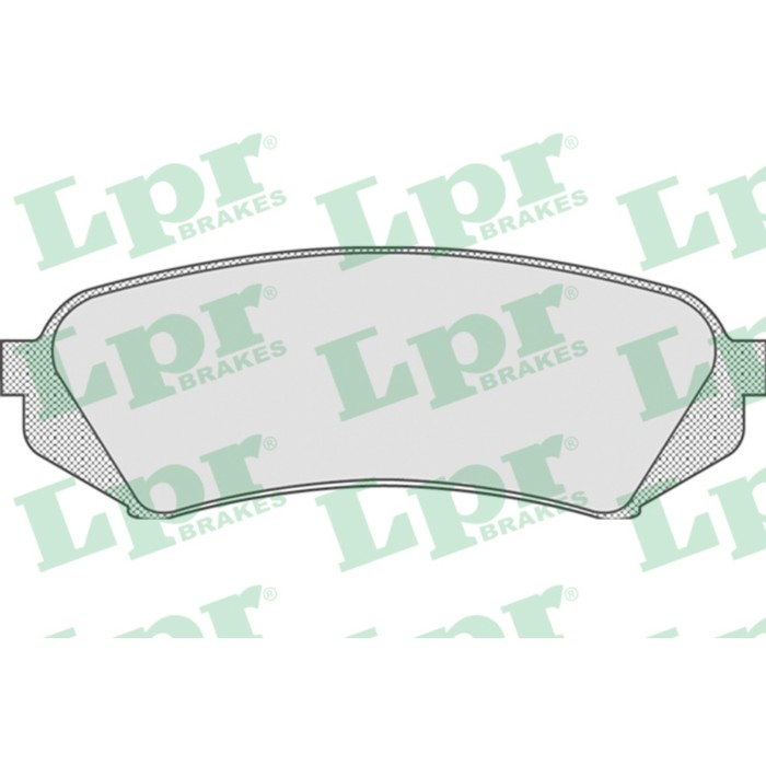Колодки тормозные дисковые LPR 05P835