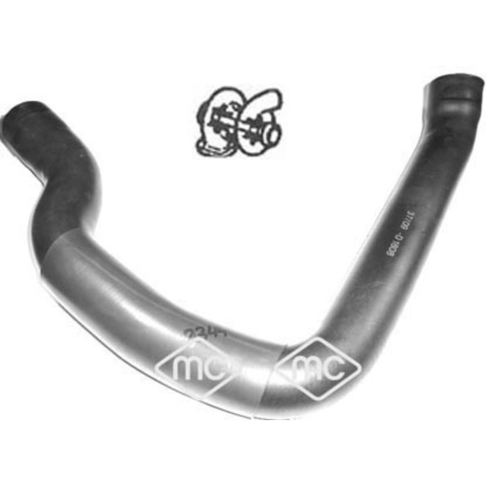 Патрубок METALCAUCHO 09344