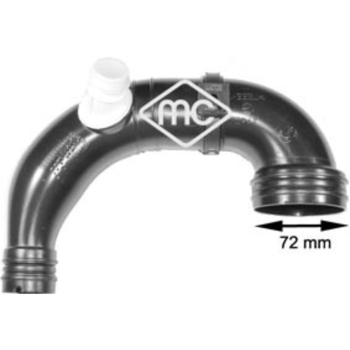 Патрубок METALCAUCHO 03905