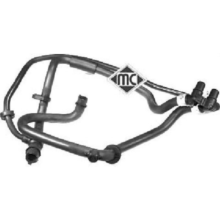 Патрубок радиатора METALCAUCHO 08669