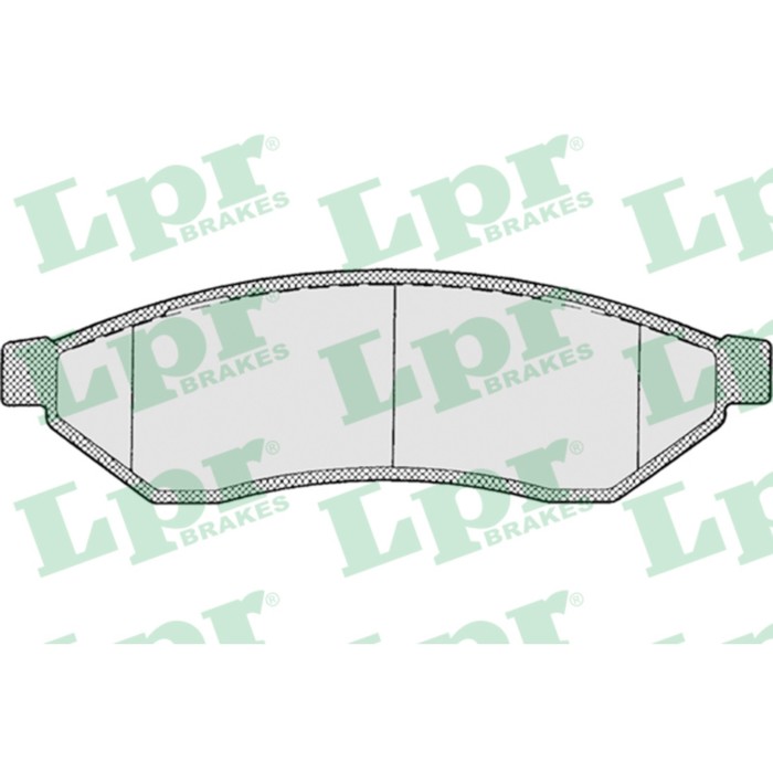 Колодки тормозные дисковые LPR 05P1198