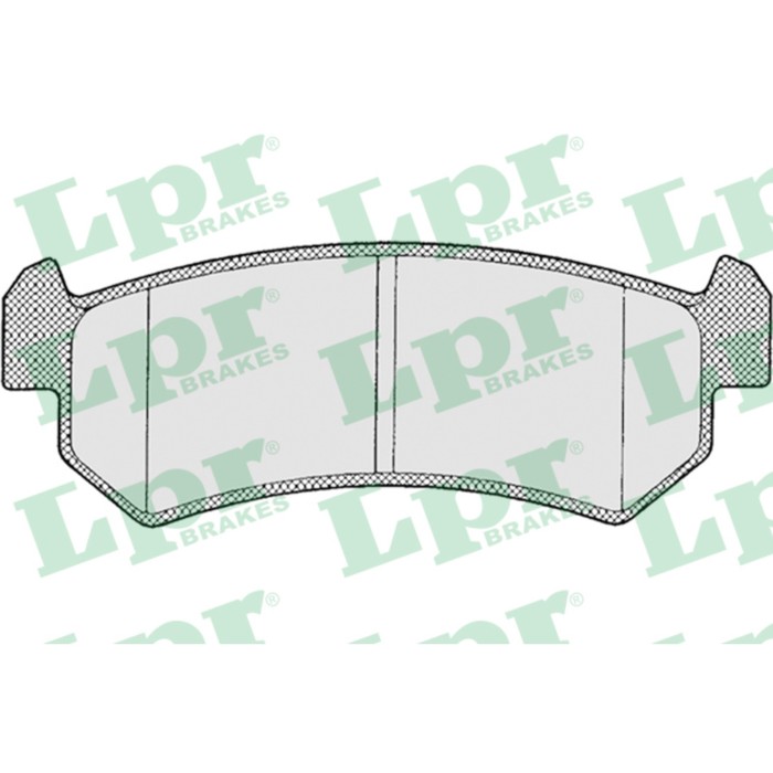 Колодки тормозные дисковые, комплект LPR 05P1199
