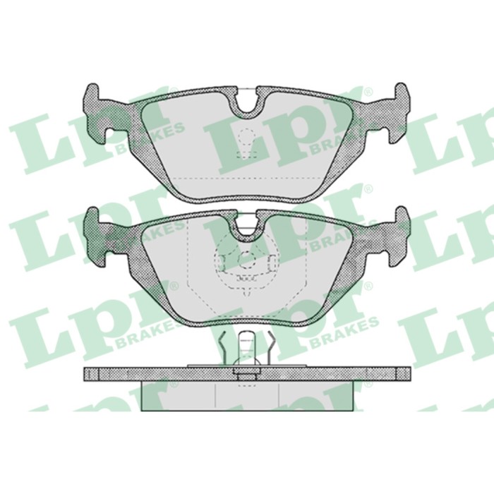 Колодки тормозные дисковые, комплект LPR 05P463