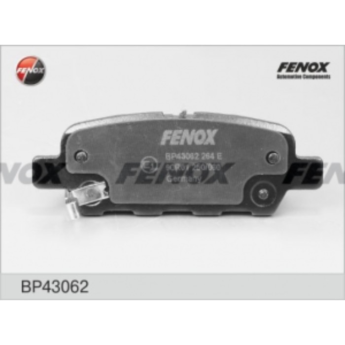 Колодки тормозные FENOX bp43062