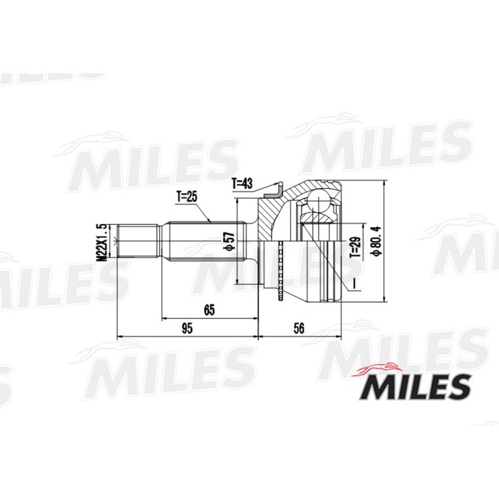 Шрус MILES GA20273