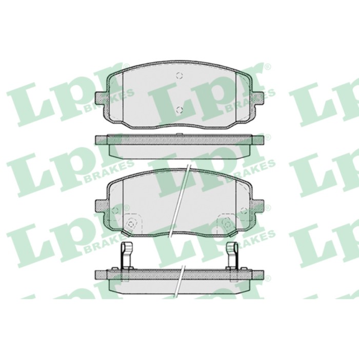 Колодки тормозные дисковые LPR 05P1220