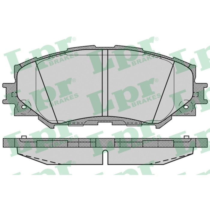 Колодки тормозные дисковые, комплект LPR 05P1258