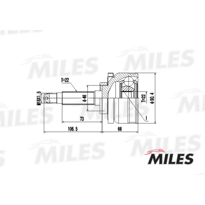 Шрус MILES GA20196