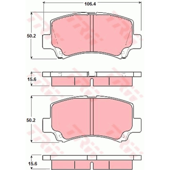 Колодки тормозные TRW GDB3221
