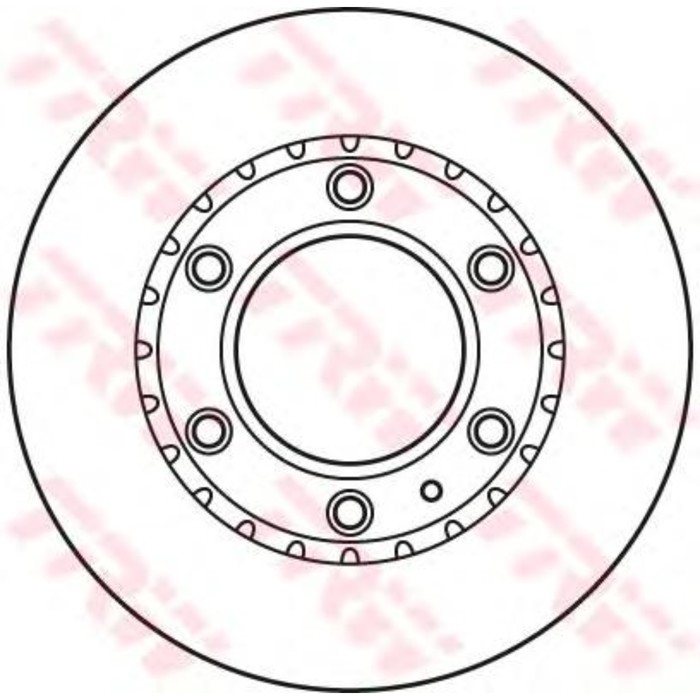 Диск тормозной  TRW DF6034S