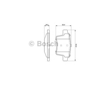 

Колодки тормозные Bosch 0986494076