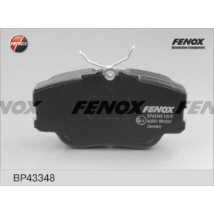 Колодки тормозные FENOX bp43348