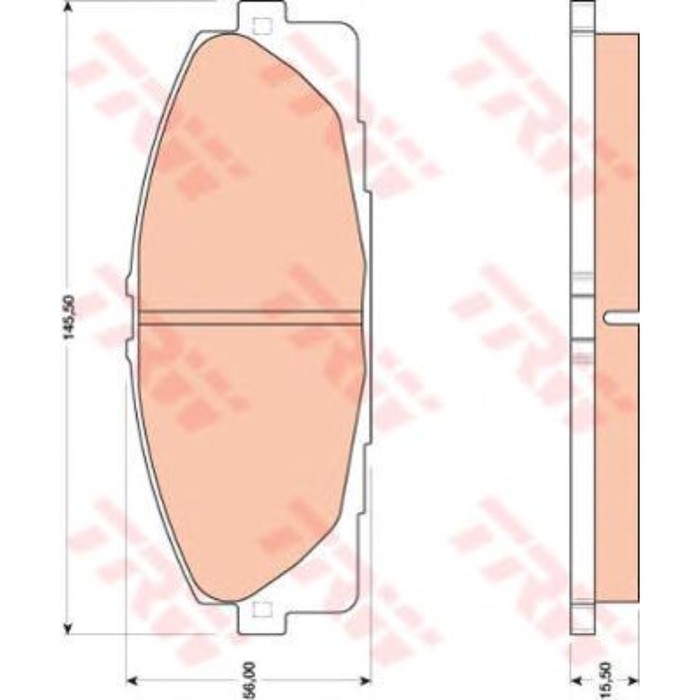 Колодки тормозные TRW GDB3485