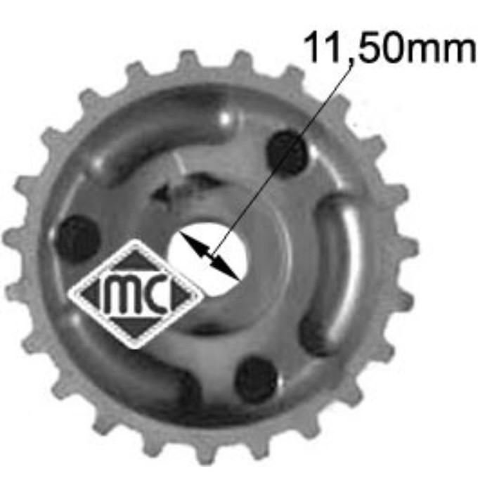 Шестерня распредвала METALCAUCHO 05416
