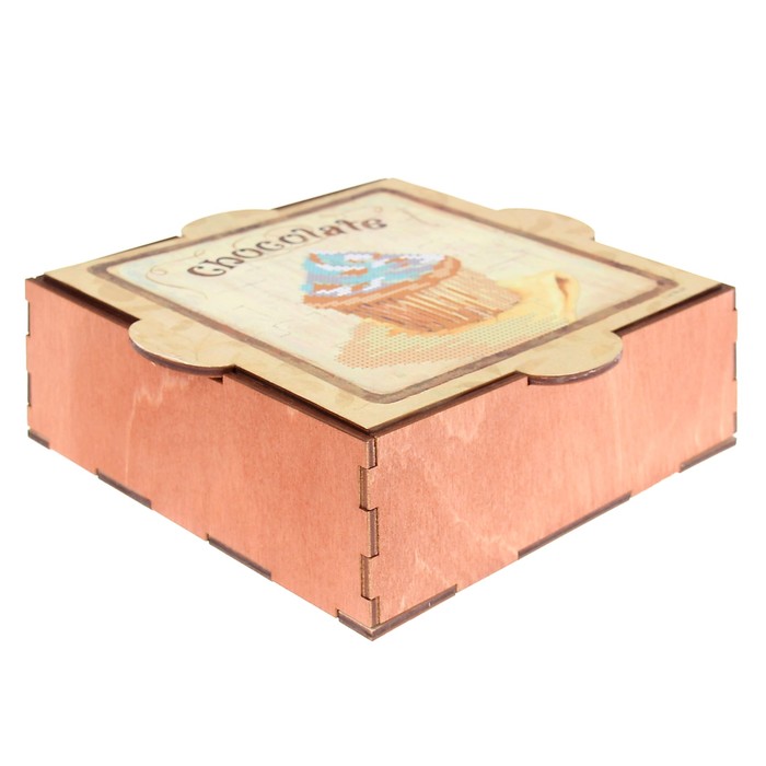 Шкатулка фанера "Шоколад" (набор 6 деталей) 16х15х5 см