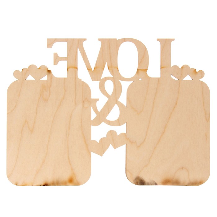 Фоторамка на 2 фото 9х12 см Love 26х17 см