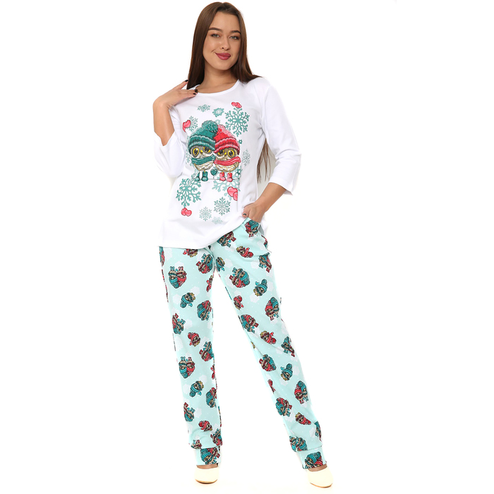 Комплект женский (джемпер, брюки) ТК-600 цвет МИКС, р-р 48