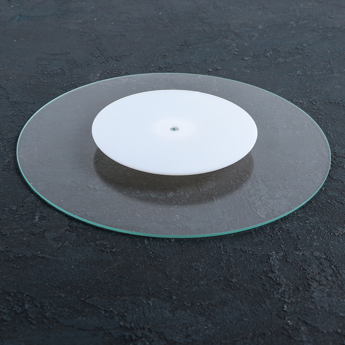 Блюдо для торта вращающееся 30 см, прозрачное