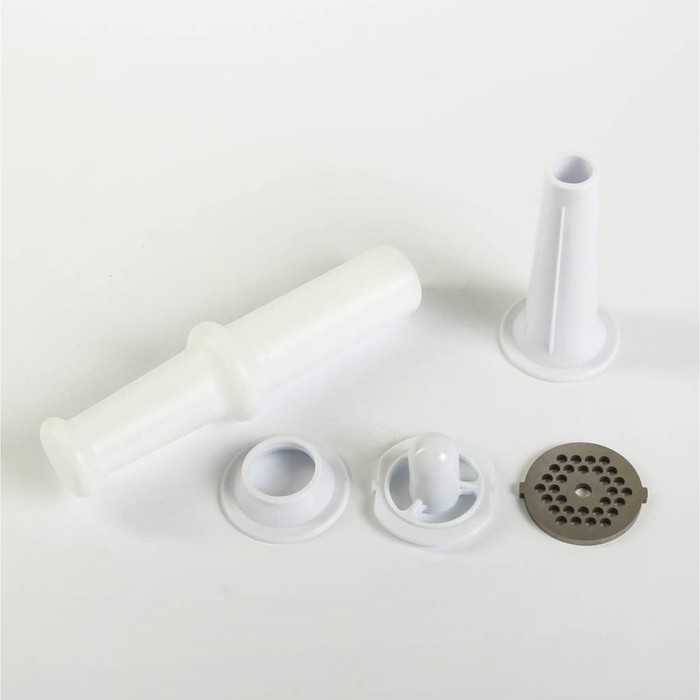 Мясорубка Scarlett SC-MG45S52, 1900 Вт, реверс, диски 5 и 7 мм, белый