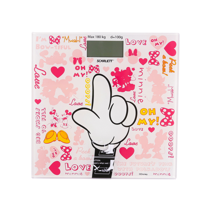 Весы напольные Scarlett SC-BSD33E004, электронные, до 180 кг, "Дисней"