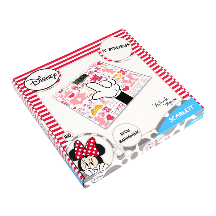 Весы напольные Scarlett SC-BSD33E004, электронные, до 180 кг, "Дисней"