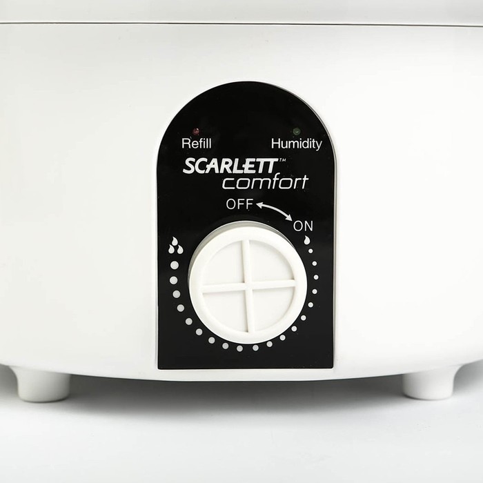 Увлажнитель воздуха Scarlett SC-AH986M06, ультразвуковой, 30 Вт, 4.5 л, белый/зелёный