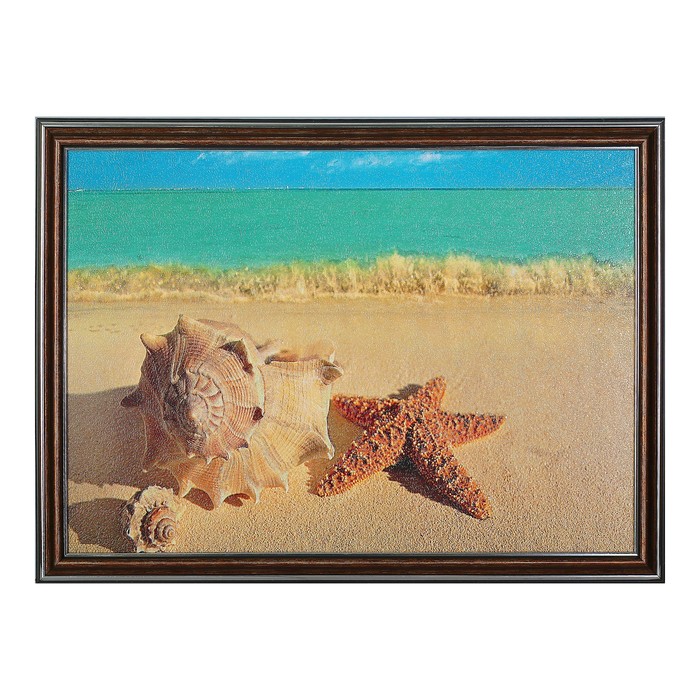 Картина "Морской берег" 28*38 см