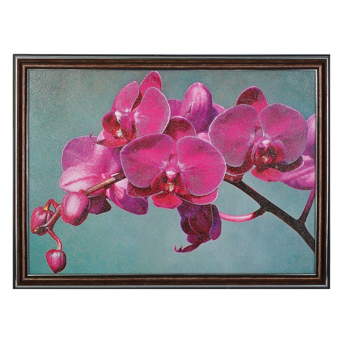 Картина "Цветок орхидеи" 28*38 см