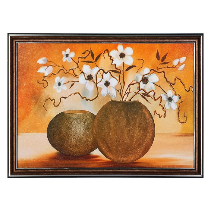 Картина "Цветочные ветки" 28*38 см