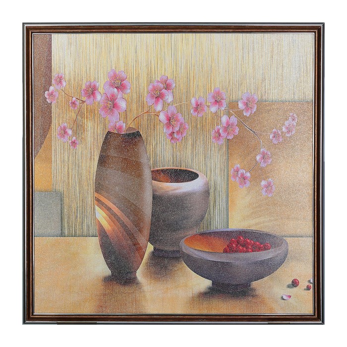 Картина "Разные вазы" 52*52 см