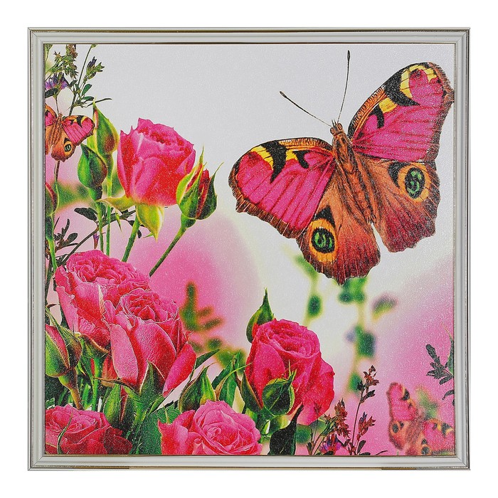 Картина "Бабочка" 52*52 см